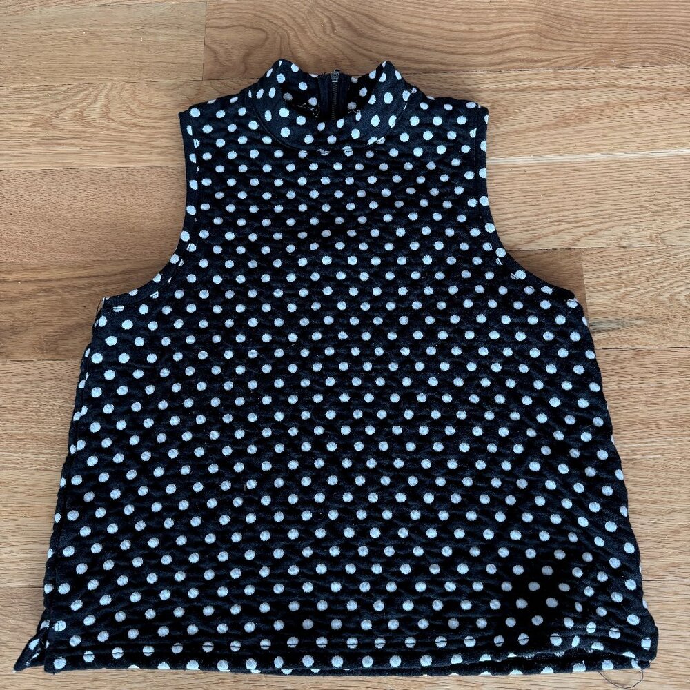 9His STCL Anthropologie Polk a dot blouse, size L